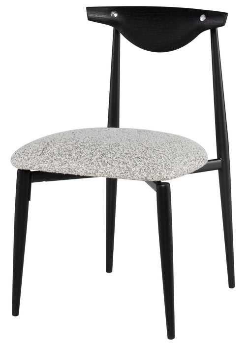 Vicuna D8 Boucle Grey Dining Chair