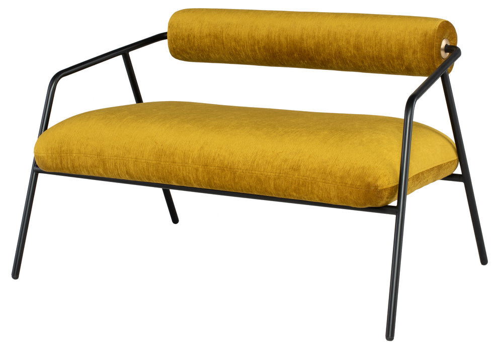 Cyrus D8 Gold Double Seat Sofa