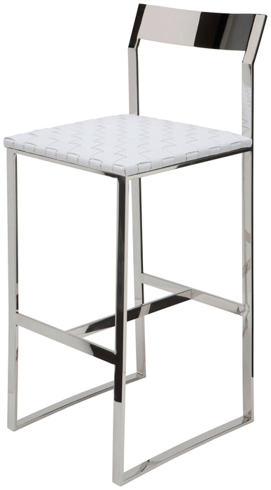 Camille PL White Counter Stool