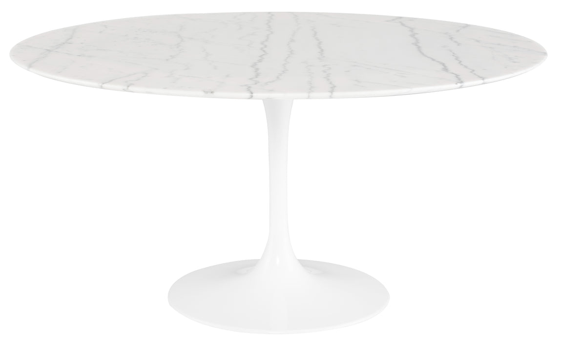 Cal PL White Dining Table