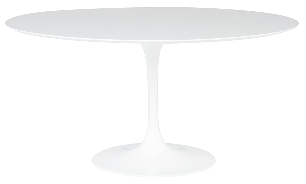 Cal PL White Dining Table