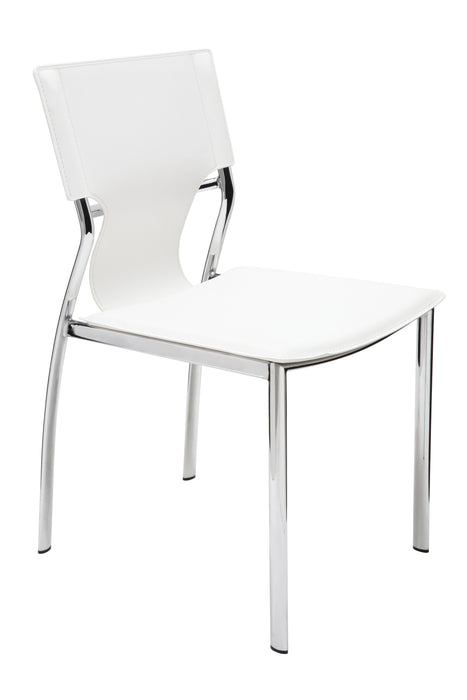 Lisbon PL White Dining Chair