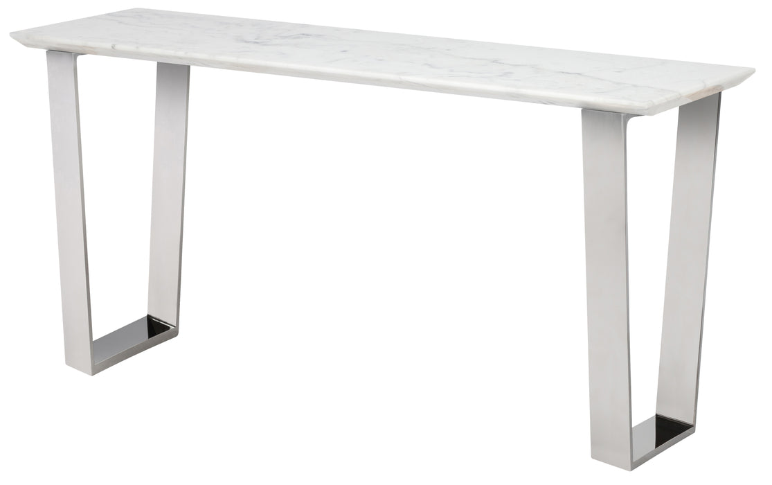Catrine NL White Console Table