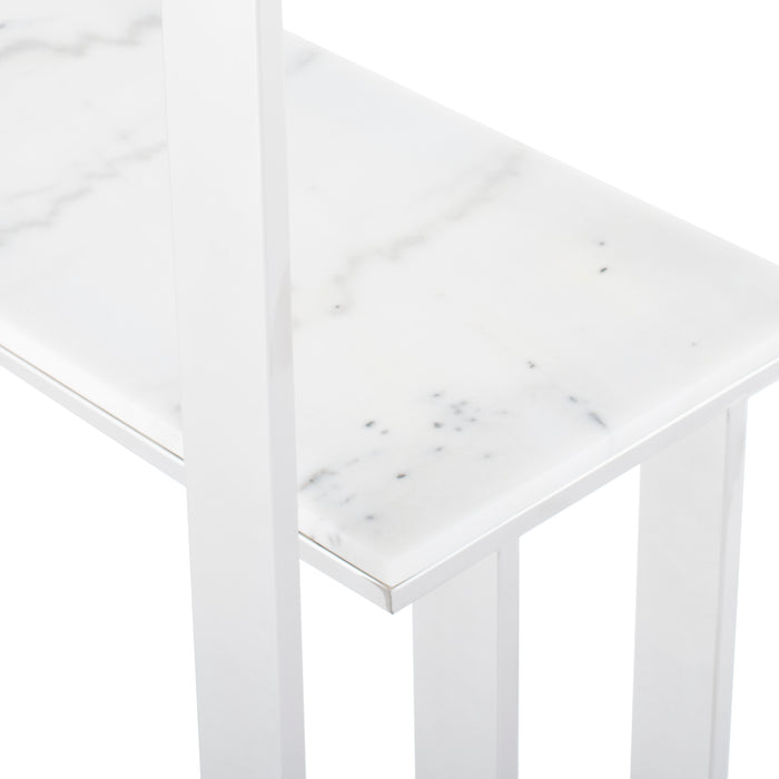 Tierra PL White Console Table