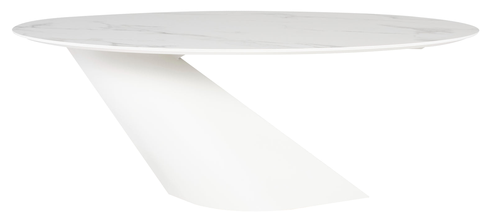 Oblo NL White Dining Table
