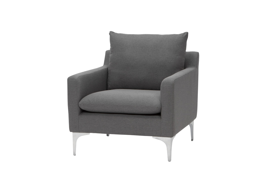Anders NL Slate Grey Single Seat Sofa