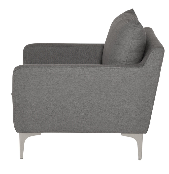 Anders NL Slate Grey Single Seat Sofa