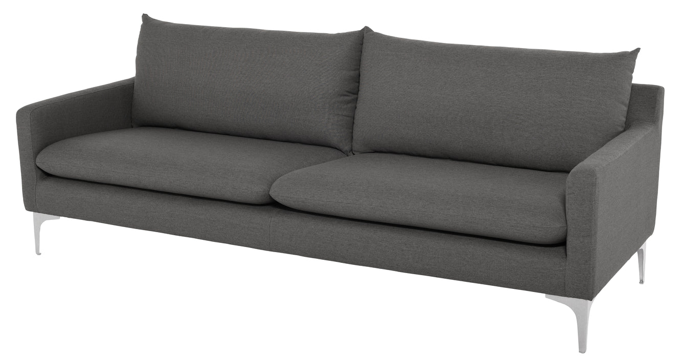 Anders NL Slate Grey Triple Seat Sofa
