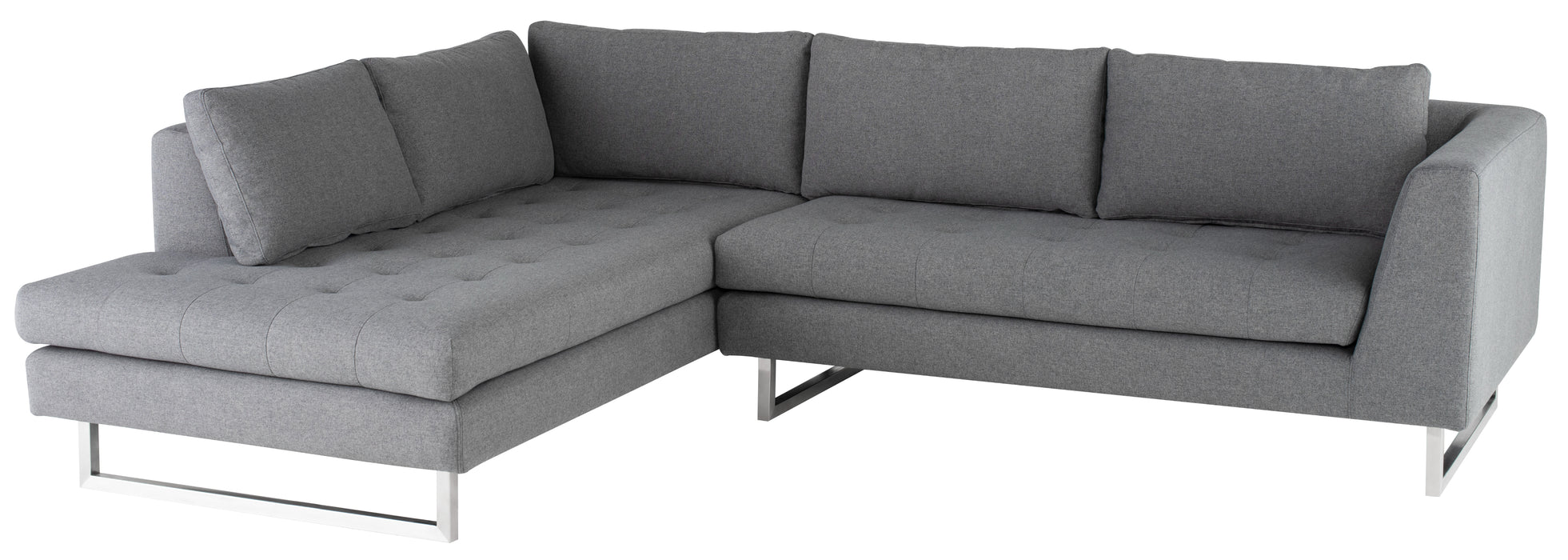 Janis NL Shale Grey Sectional Sofa