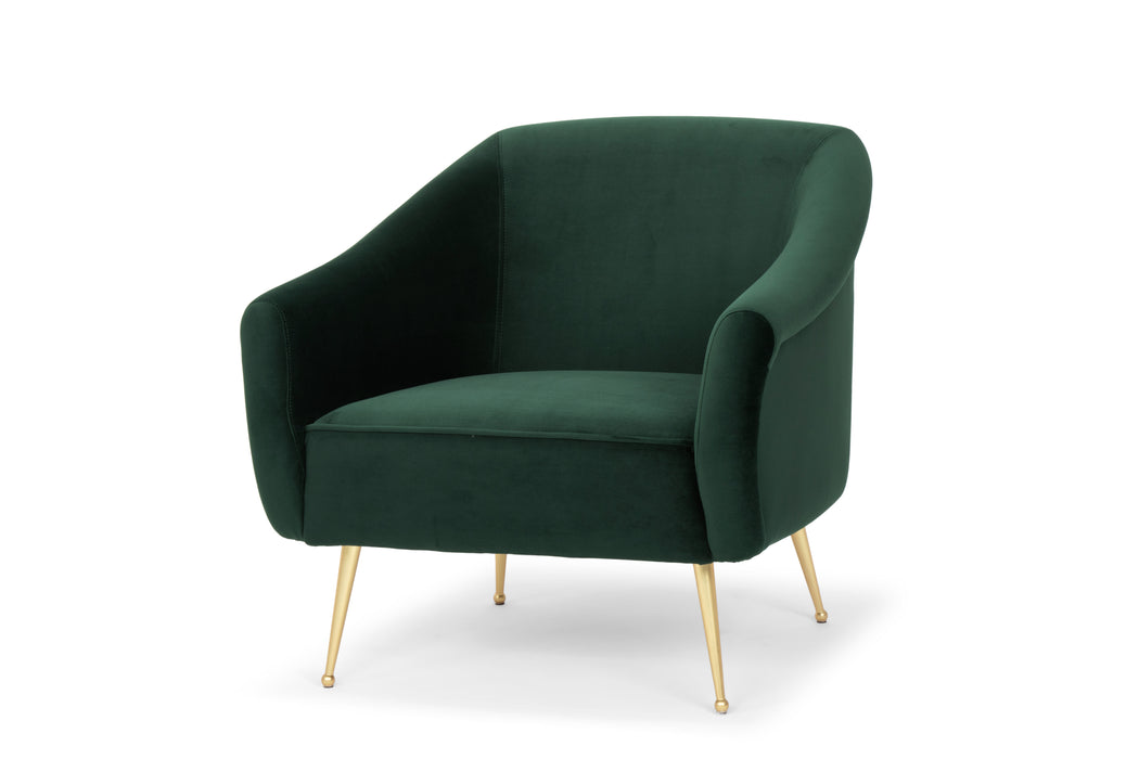 Lucie NL Emerald Green Occasional Chair