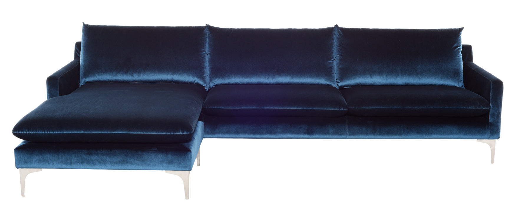 Anders NL Midnight Blue Sectional Sofa