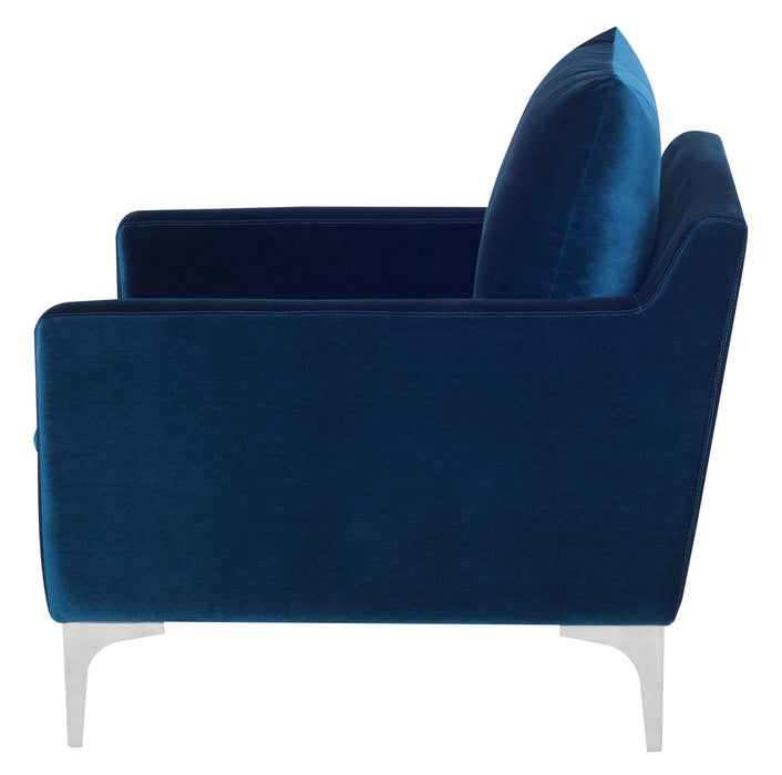 Anders NL Midnight Blue Single Seat Sofa