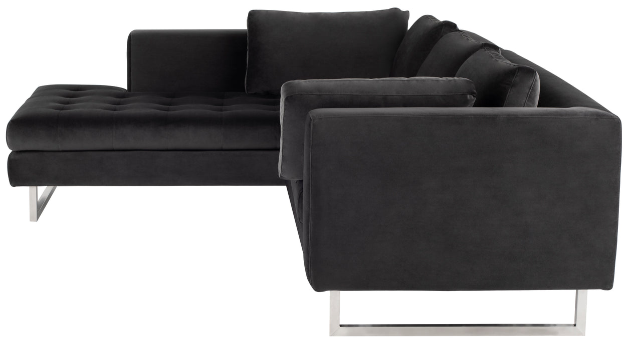 Janis NL Shadow Grey Sectional Sofa