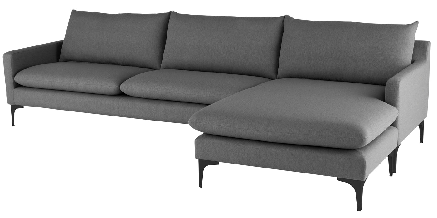 Anders NL Slate Grey Sectional Sofa