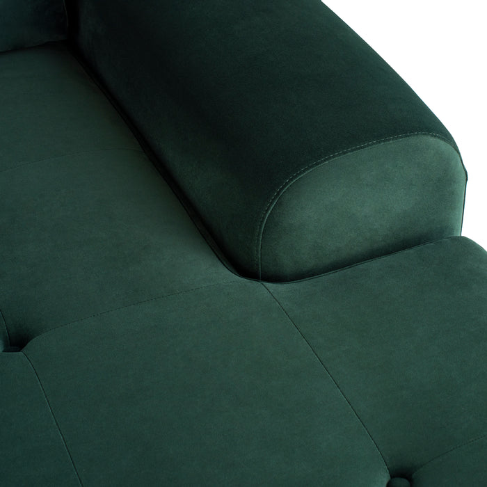 Colyn NL Emerald Green Sectional Sofa