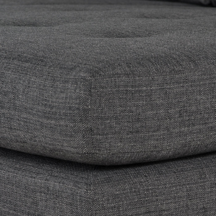 Colyn NL Dark Grey Tweed Sectional Sofa