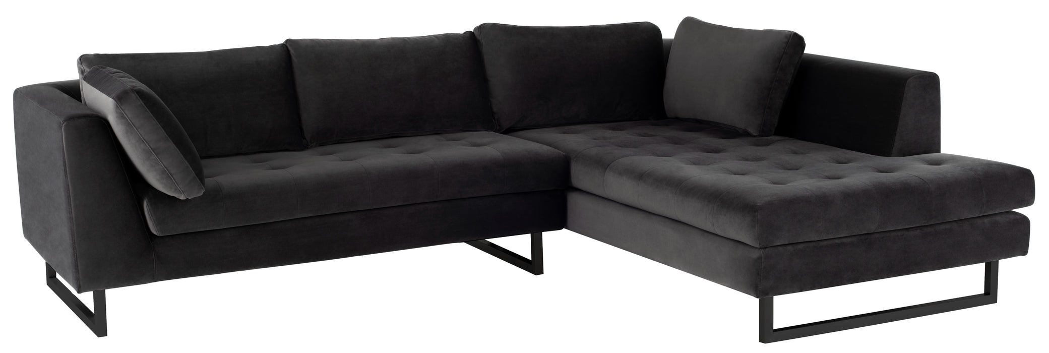 Janis NL Shadow Grey Sectional Sofa