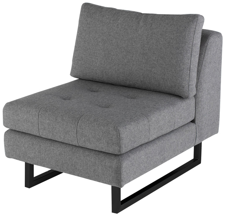 Janis NL Shale Grey Seat Armless Sofa