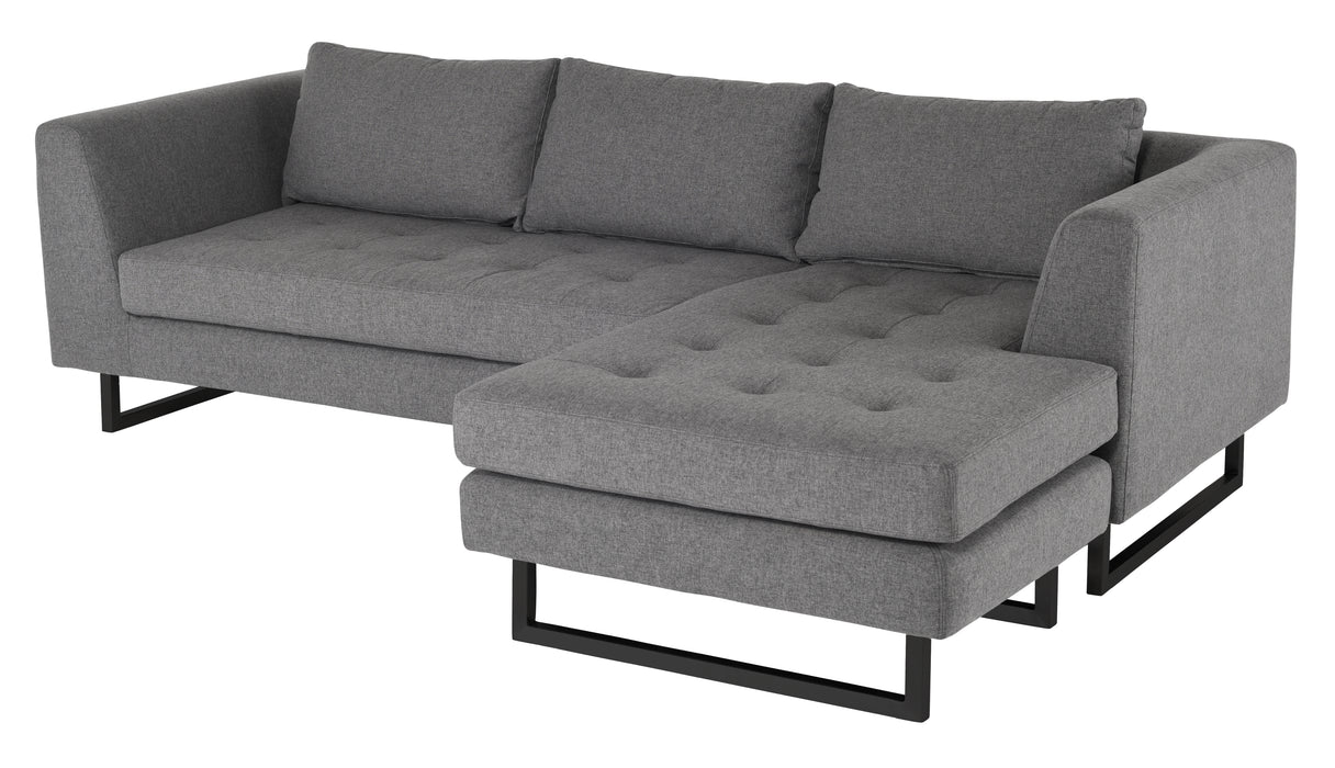 Matthew NL Shale Grey Sectional Sofa