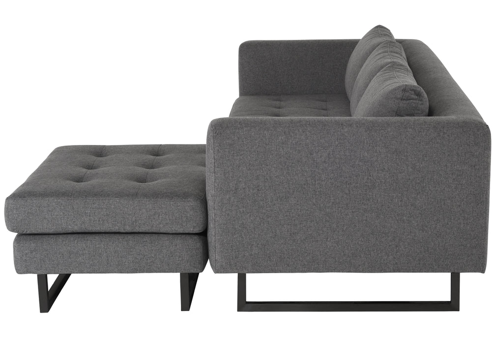 Matthew NL Shale Grey Sectional Sofa