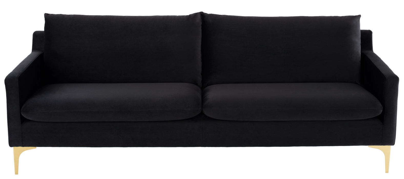 Anders NL Black Triple Seat Sofa