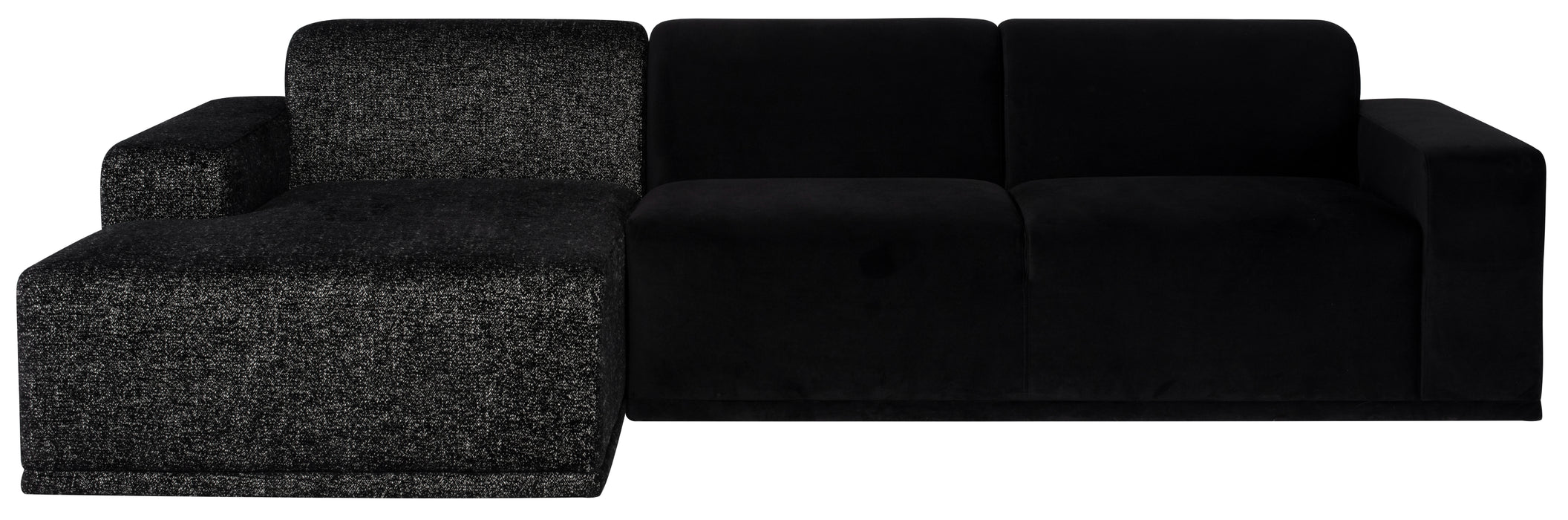 Leo NL Black Sectional Sofa