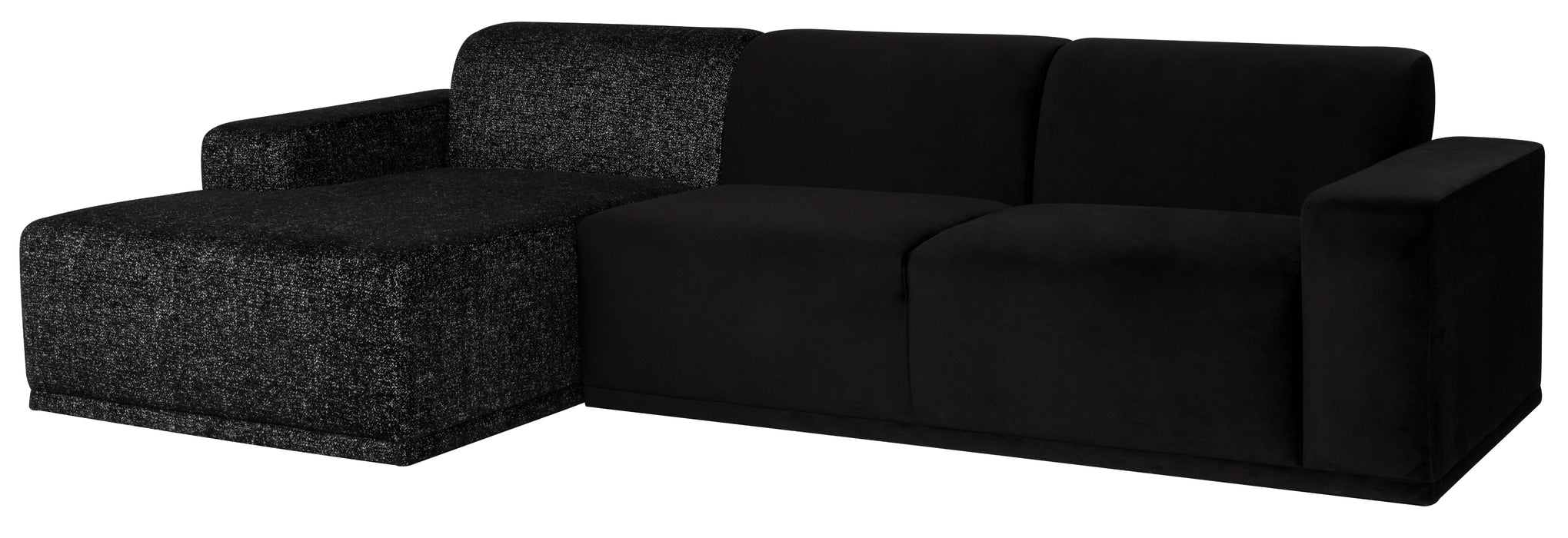 Leo NL Black Sectional Sofa