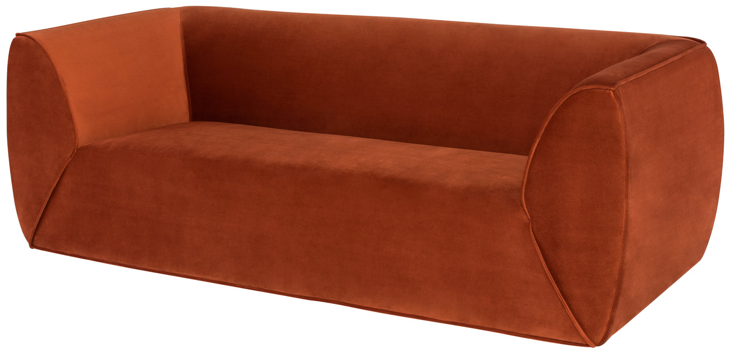 Greta NL Rust Triple Seat Sofa