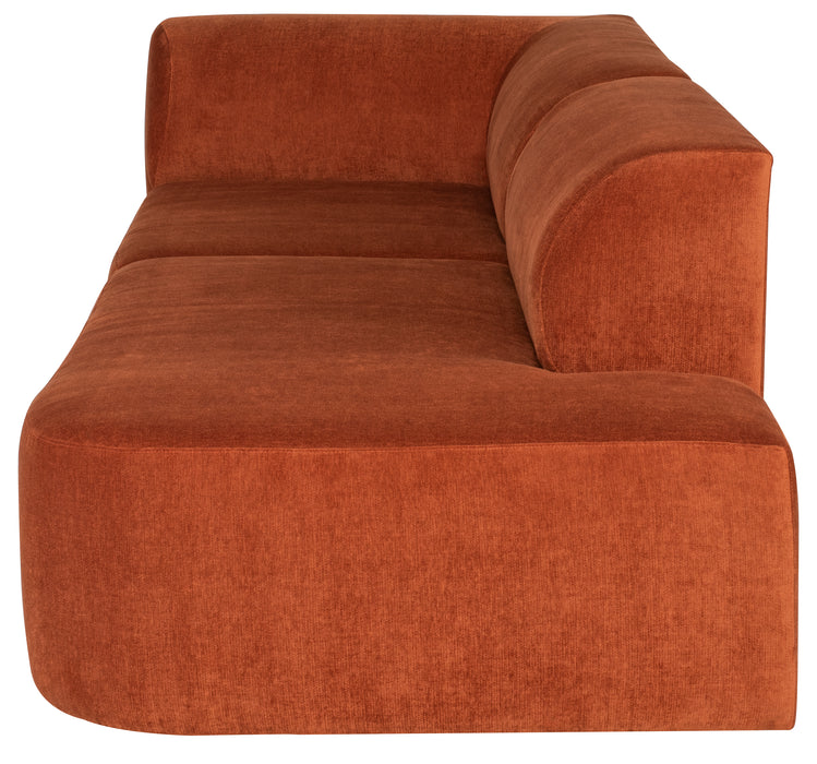 Isla NL Terracotta Triple Seat Sofa