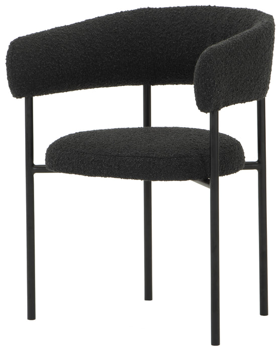 Cassia  Licorice Boucle Dining Chair