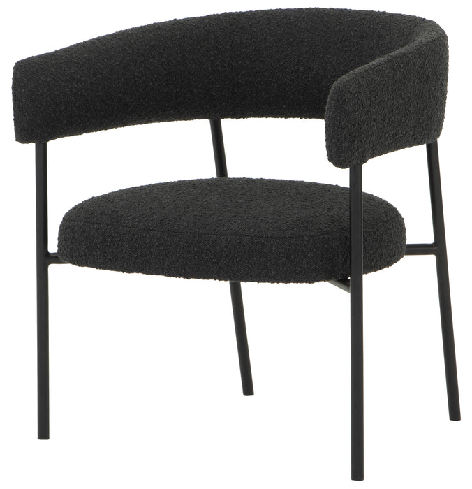Cassia  Licorice Boucle Occasional Chair