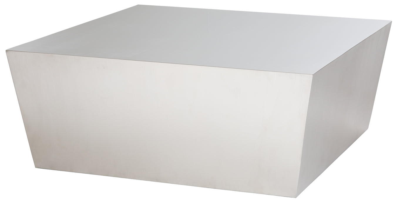 Cube PL Silver Coffee Table