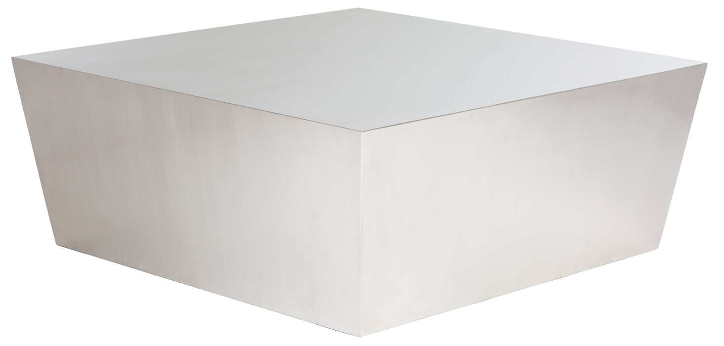 Cube PL Silver Coffee Table