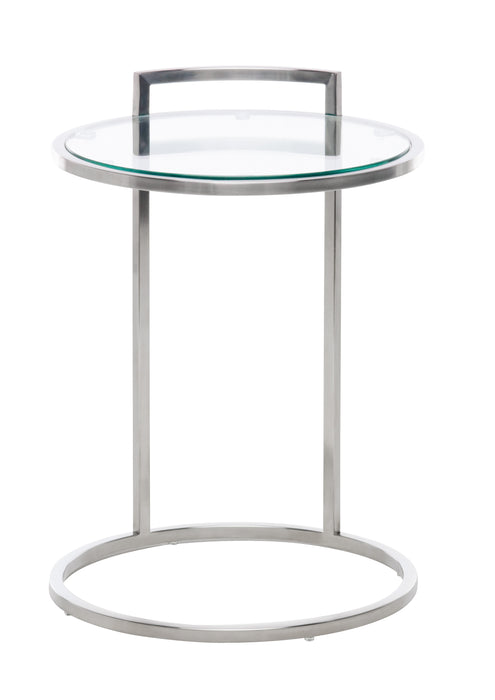 Lily PL Silver Side Table