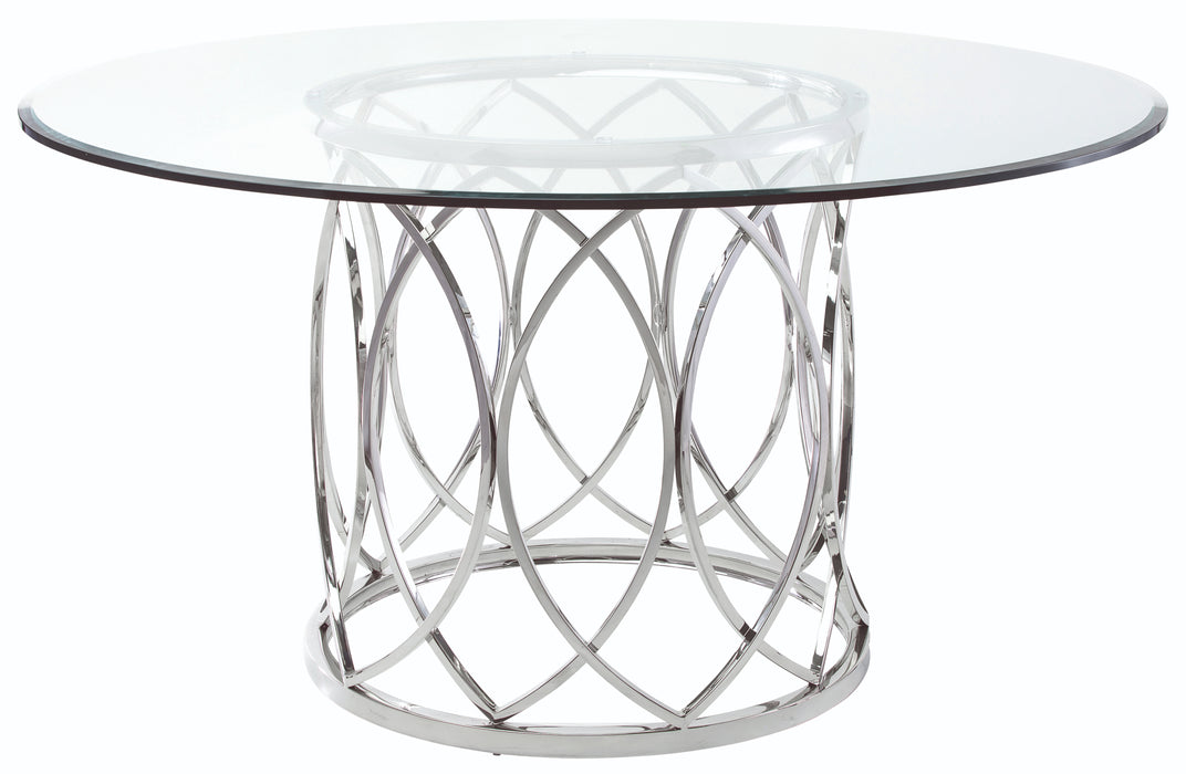 Juliette PL Silver Dining Table