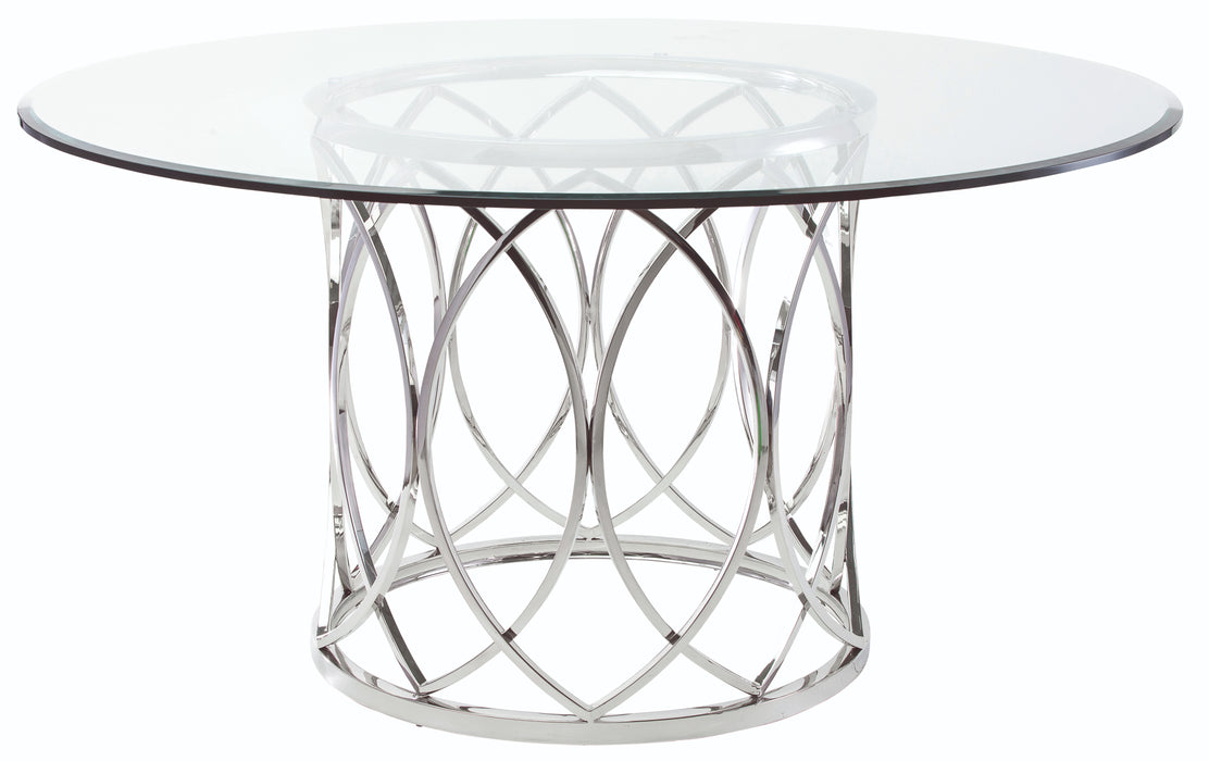 Juliette PL Silver Dining Table