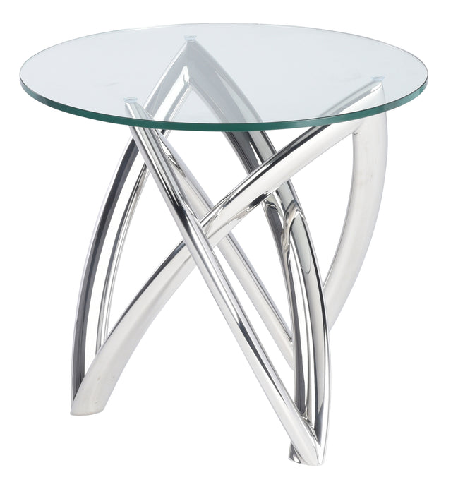 Martina PL Silver Side Table