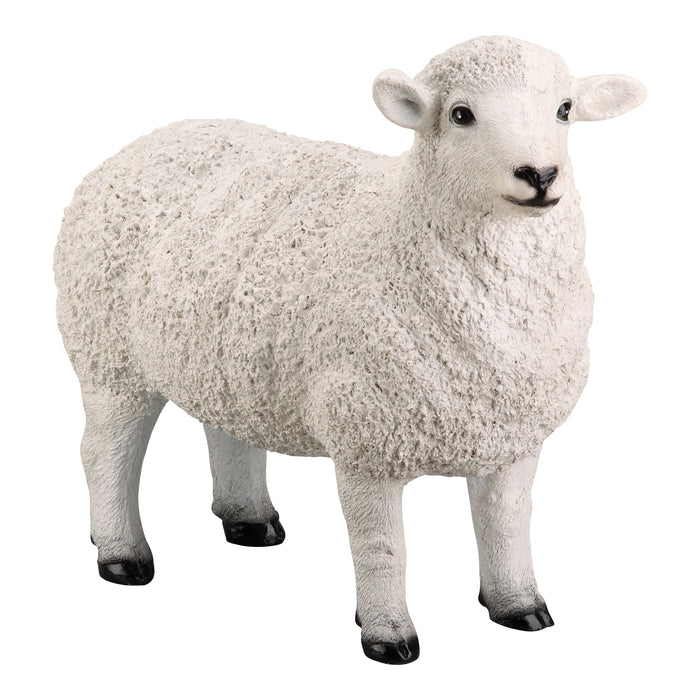 DOLLY SHEEP STATUE WHITE