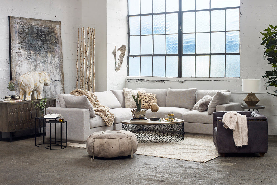 JUSTIN DREAM MODULAR SECTIONAL TAUPE