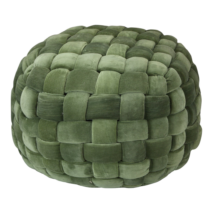 JAZZY POUF CHARTREUSE