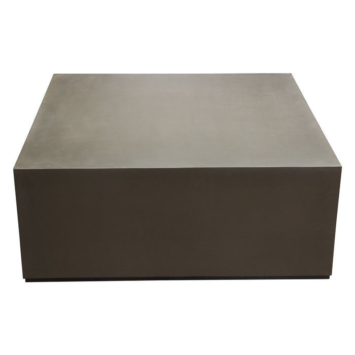 Montage Square Natural Cement Cocktail Table by Diamond Sofa