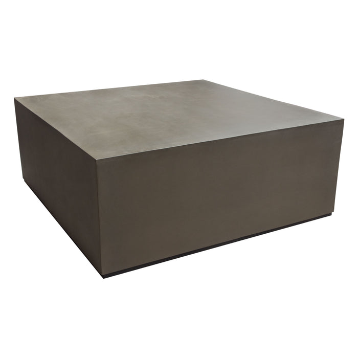 Montage Square Natural Cement Cocktail Table by Diamond Sofa