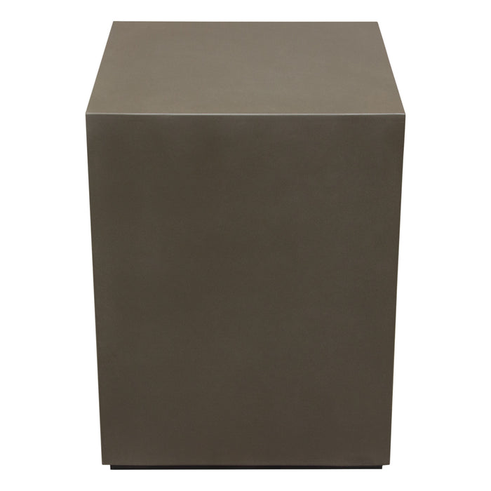 Montage Square Natural Cement End Table by Diamond Sofa