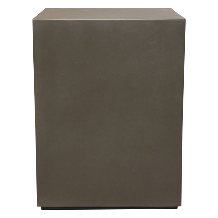 Montage Square Natural Cement End Table by Diamond Sofa