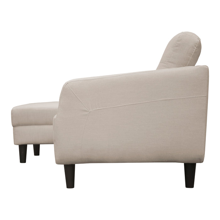 BELAGIO SOFA BED WITH CHAISE BEIGE LEFT