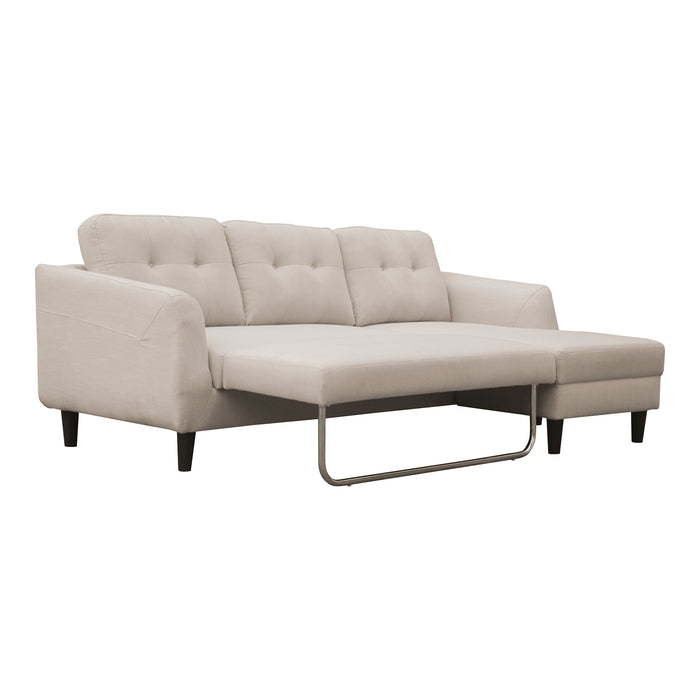 BELAGIO SOFA BED WITH CHAISE BEIGE RIGHT