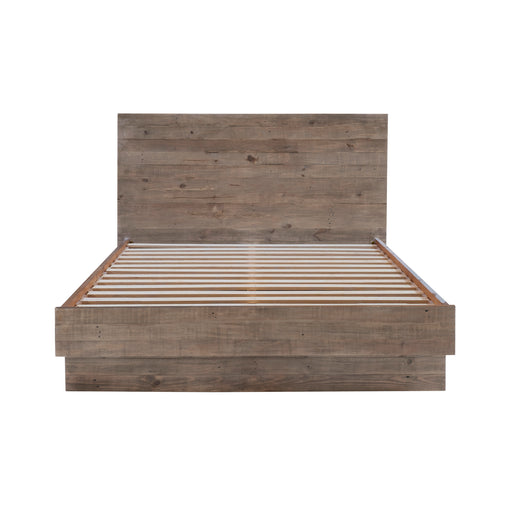 Nevada Queen Bed - Dark Driftwood