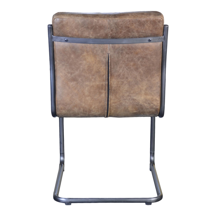 ANSEL DINING CHAIR LIGHT BROWN-M2