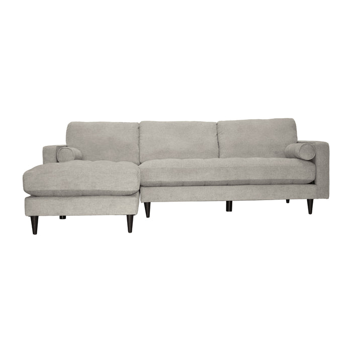 Georgia Left Sectional Sofa - Sandy Tweed