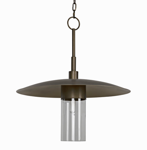 Anton Pendant, Metal with Aged Brass Finish